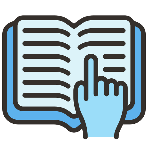 Guide book - free icon