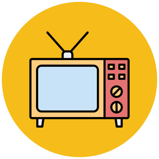 Television Generic color lineal-color icon