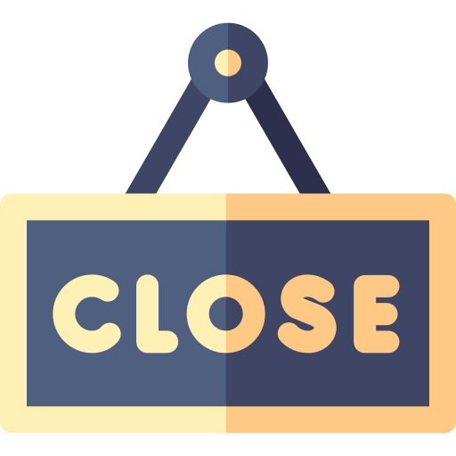 Close Basic Rounded Flat Icon