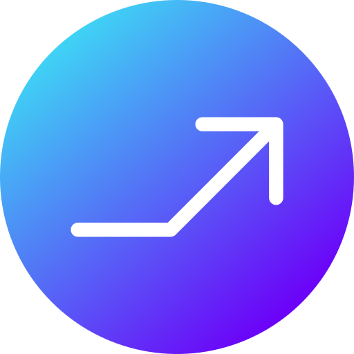 Arrow Generic gradient fill icon