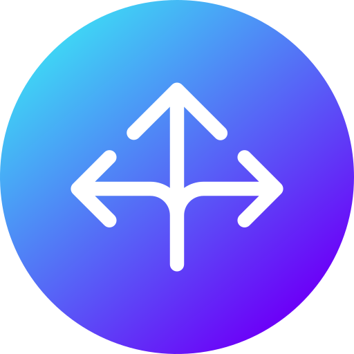 Arrow Generic gradient fill icon