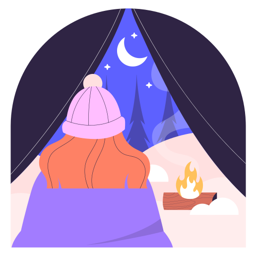 winter camp бесплатно стикер