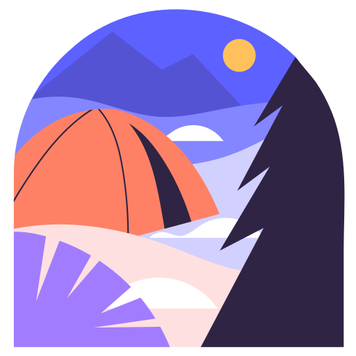Winter camp free sticker