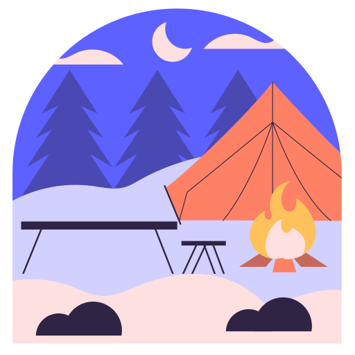 Stickers De Winter Camp Stickers De Naturaleza Gratis