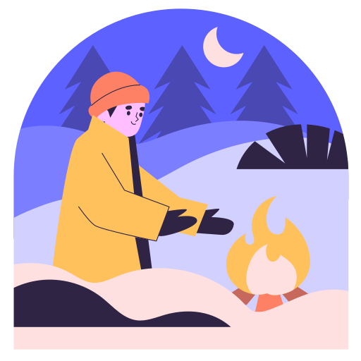 Winter camp free sticker Winter camp free sticker