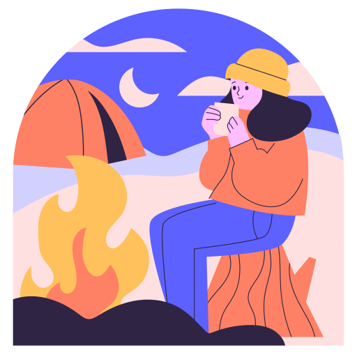 Winter camp free sticker