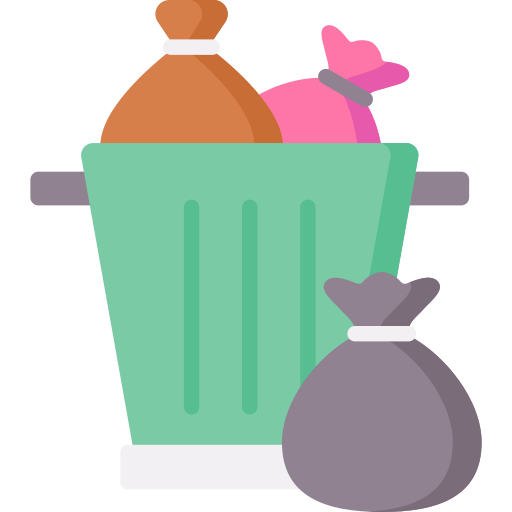 contenedor de basura icono gratis