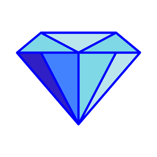 Gem Generic color lineal-color icon