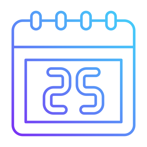 Calendar Generic gradient outline icon