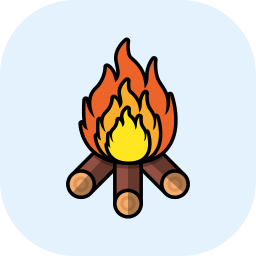 Bonfire Generic color lineal-color icon