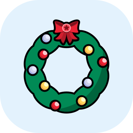 guirlande de noël Icône gratuit guirlande de noël Icône gratuit