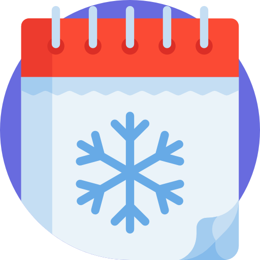 Calendar Detailed Flat Circular Flat icon