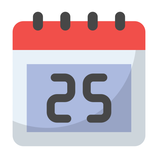 Calendar Generic color fill icon