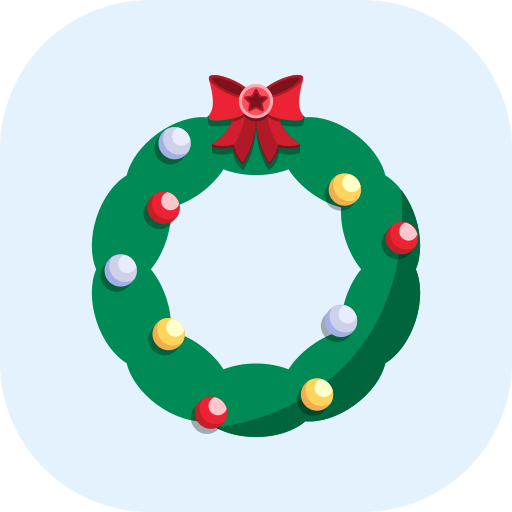 guirlande de noël Icône gratuit guirlande de noël Icône gratuit
