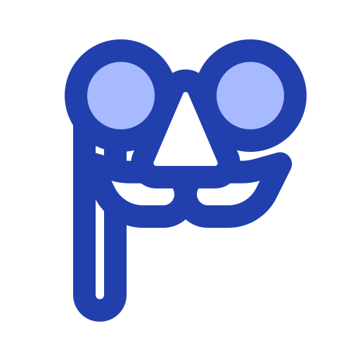 máscara de fiesta icono gratis