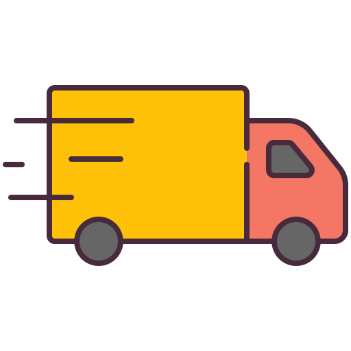 entrega rápida icono gratis