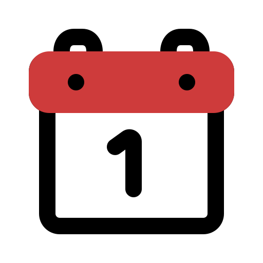 January 1 free icon