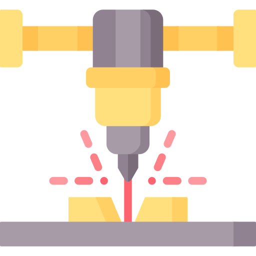 Laser cutting Special Flat icon