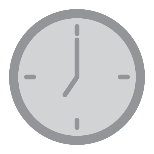 reloj de pared icono gratis