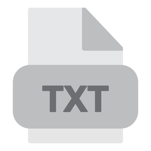 archivo txt icono gratis