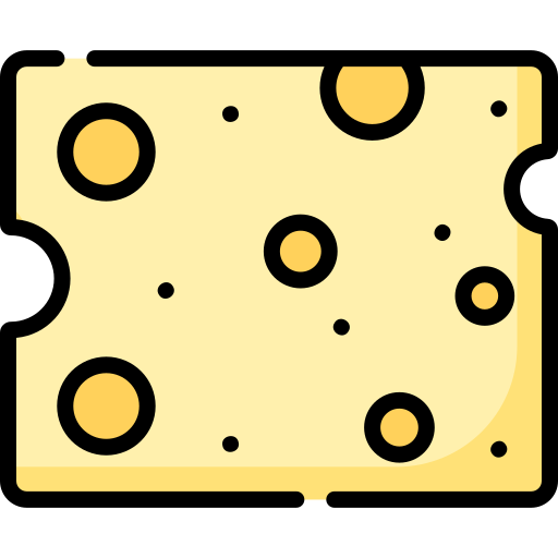 Cheese Special Lineal Color Icon 