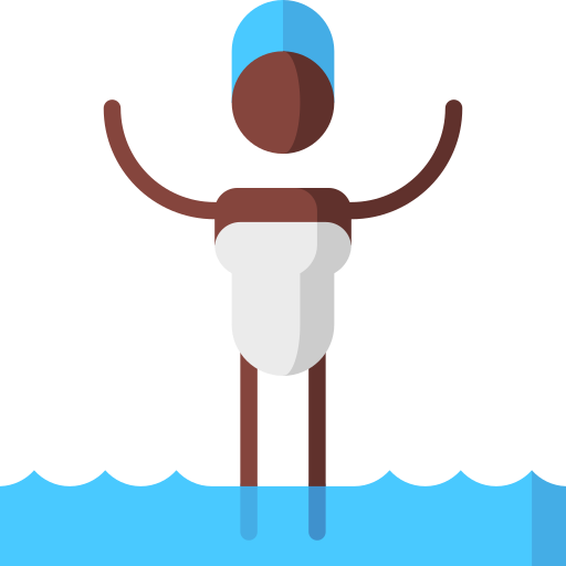 Swimming Puppet Characters Flat icon