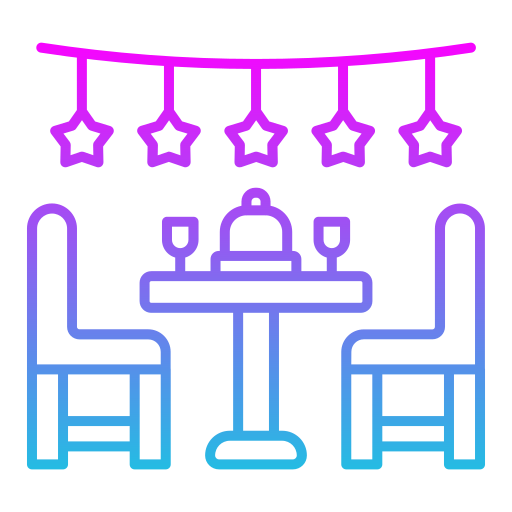 공식 만찬 무료 아이콘