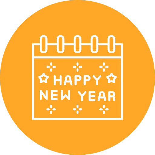 happy new year icono gratis