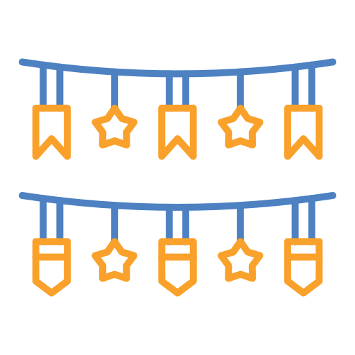 guirnalda icono gratis