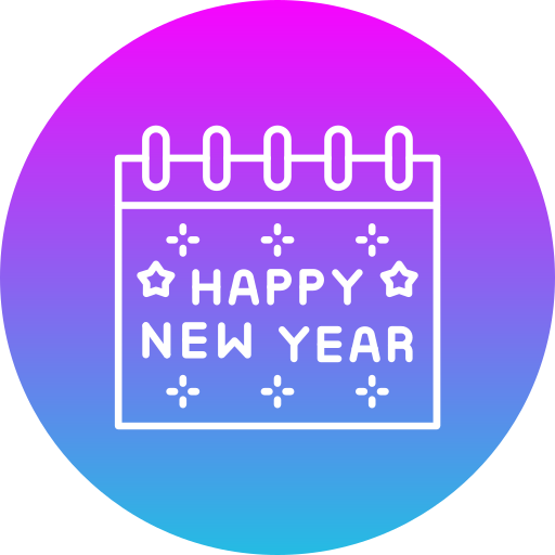 happy new year icono gratis