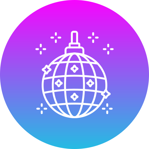 bola de disco icono gratis