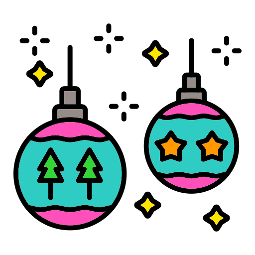 boule de noel Icône gratuit
