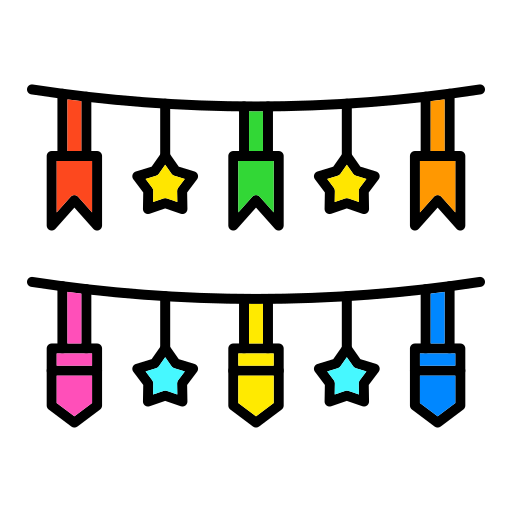 guirnalda icono gratis