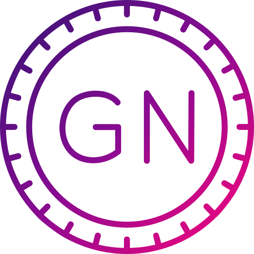 Guinea Generic gradient outline icon