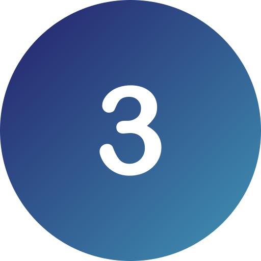 numero 3 icono gratis