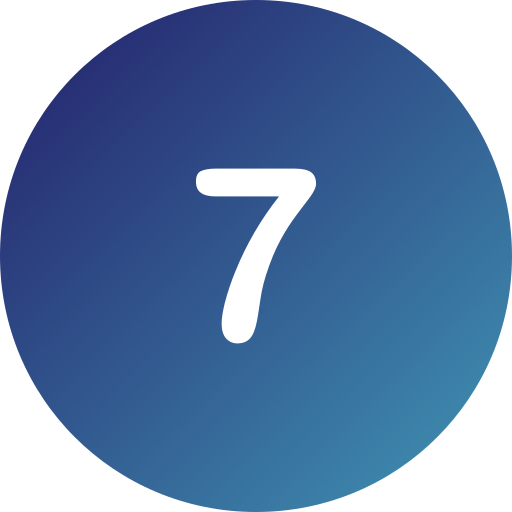 Number 7 - free icon