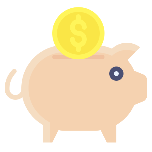 Piggy bank Generic color fill icon