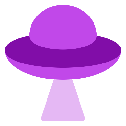 UFO Generic color fill icon