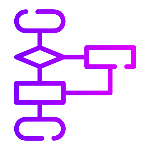 diagrama de flujo icono gratis