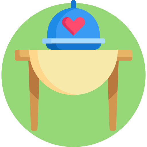 공식 만찬 무료 아이콘