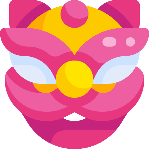 danza del león icono gratis