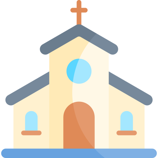 Church Kawaii Flat icon