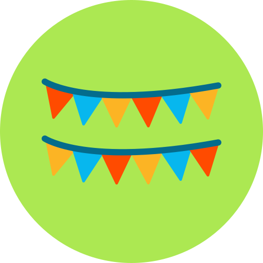 guirlande Icône gratuit guirlande Icône gratuit