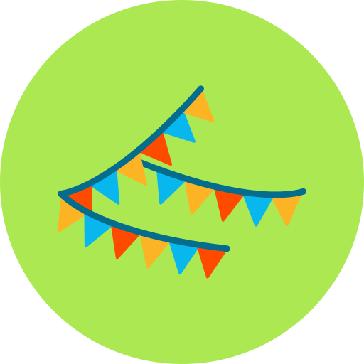 guirlande Icône gratuit guirlande Icône gratuit
