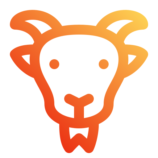 Goat Generic Gradient icon