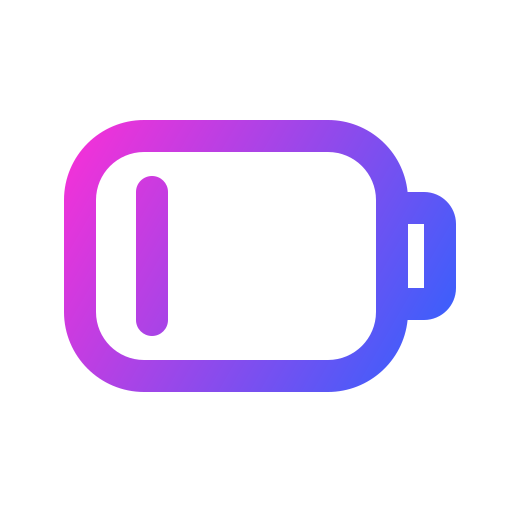 batería baja icono gratis