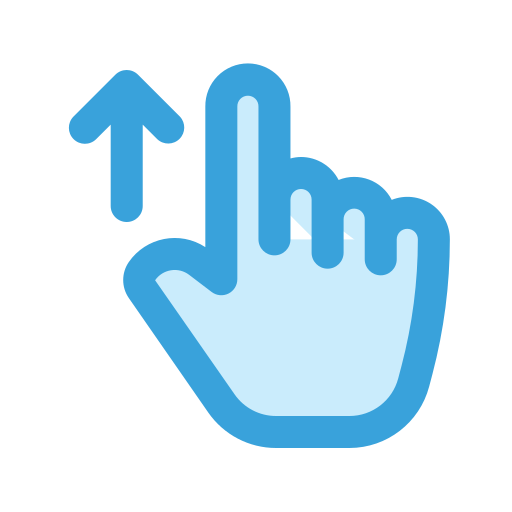 Swipe Up - Free Hands And Gestures Icons