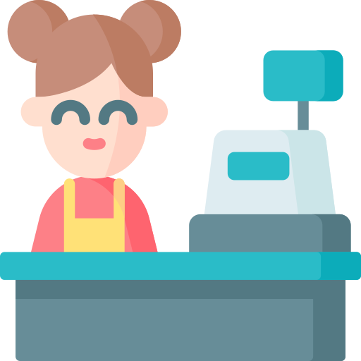 la caissière Icône gratuit la caissière Icône gratuit