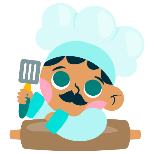 cocinero gratis sticker