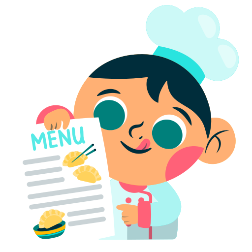 cocinero gratis sticker